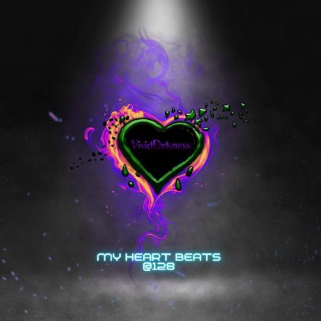 Album title My heart beats at 128 by Vivid Drkness